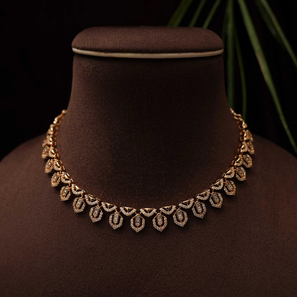 JANVI ZIRCON NECKLACE