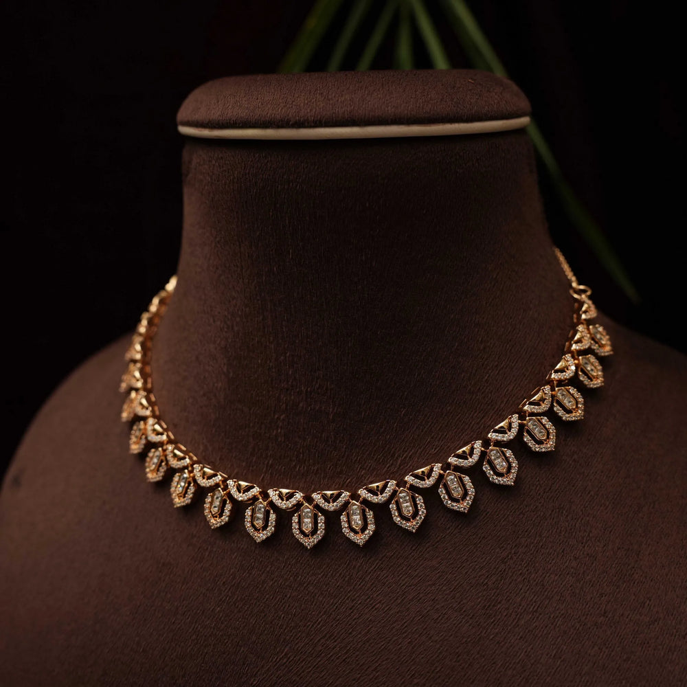 JANVI ZIRCON NECKLACE