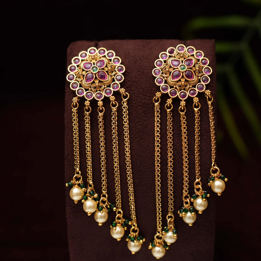 KASHVI DESIGNER TASSEL EARRINGS