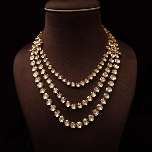 KAYRA LAYERED KUNDAN NECKLACE