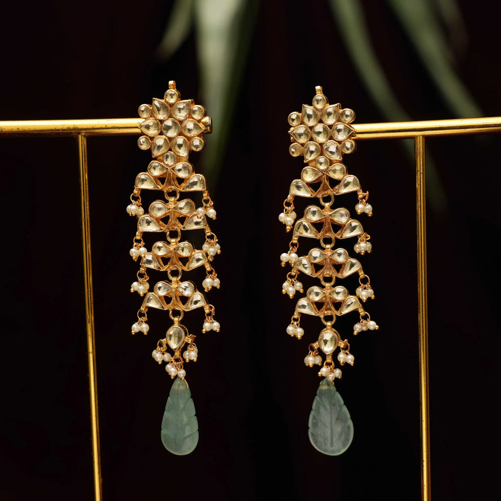 MARIA POLKI DESIGNER EARRINGS