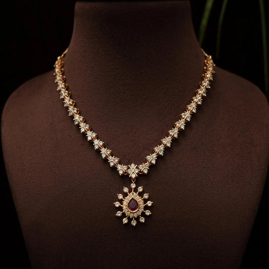 NITHYANA ZIRCON NECKLACE