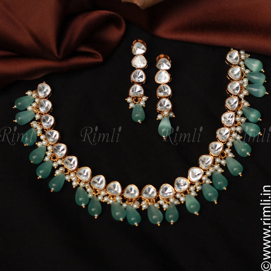 DEVAKI PASTEL GREEN CHOKER SET