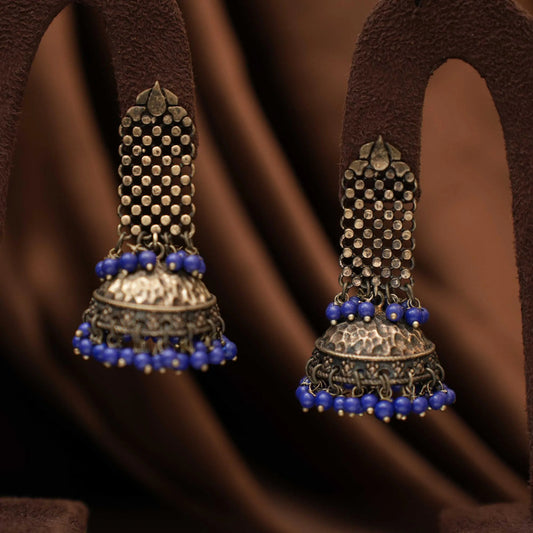 SEEMA OXIDISED EARRINGS