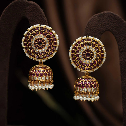 SELVI ANTIQUE JHUMKA EARRINGS