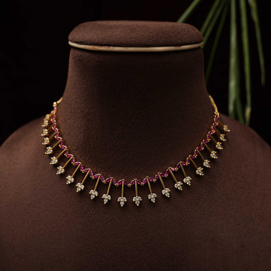 TANYA ZIRCON NECKLACE