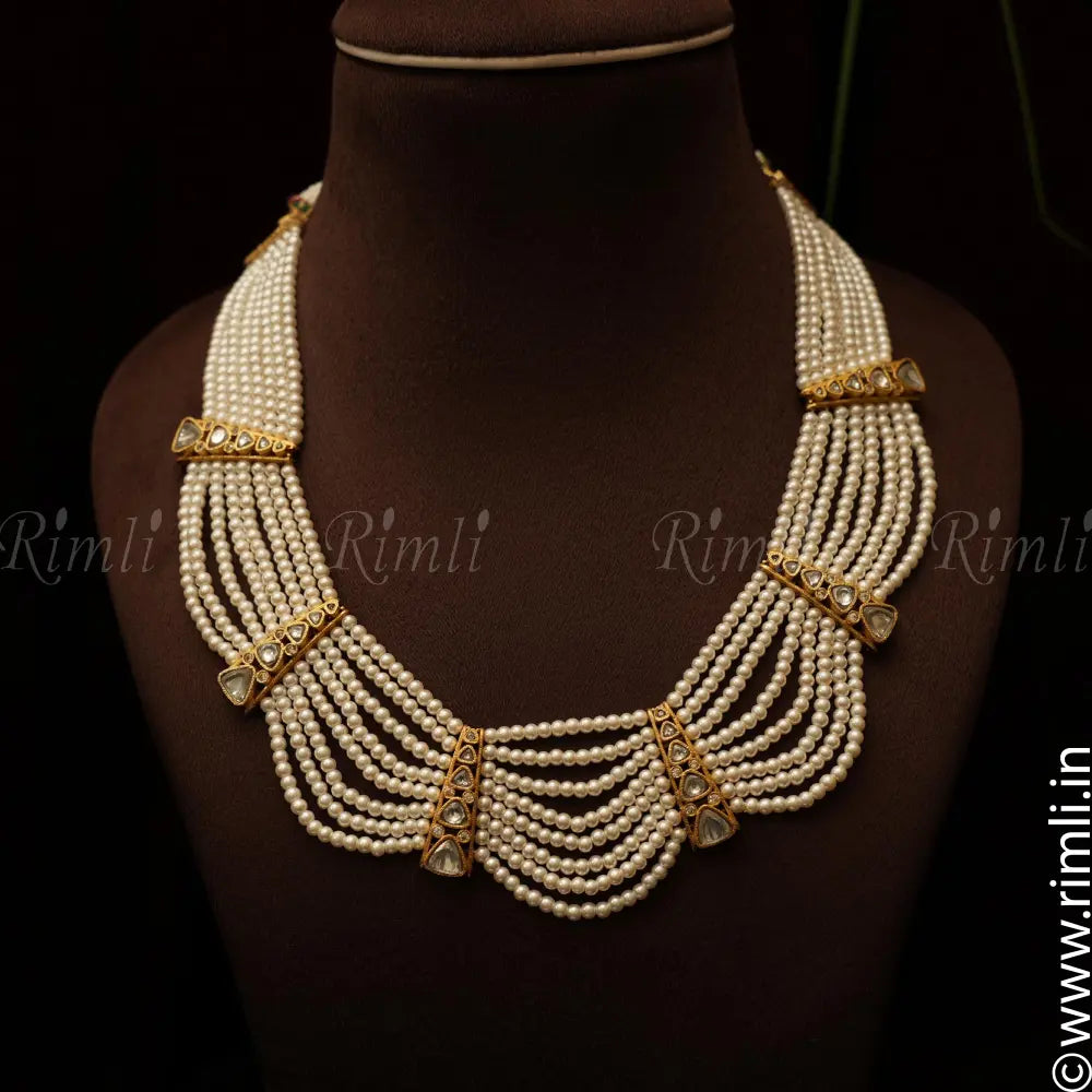 HARITI POLKI PEARL NECKLACE