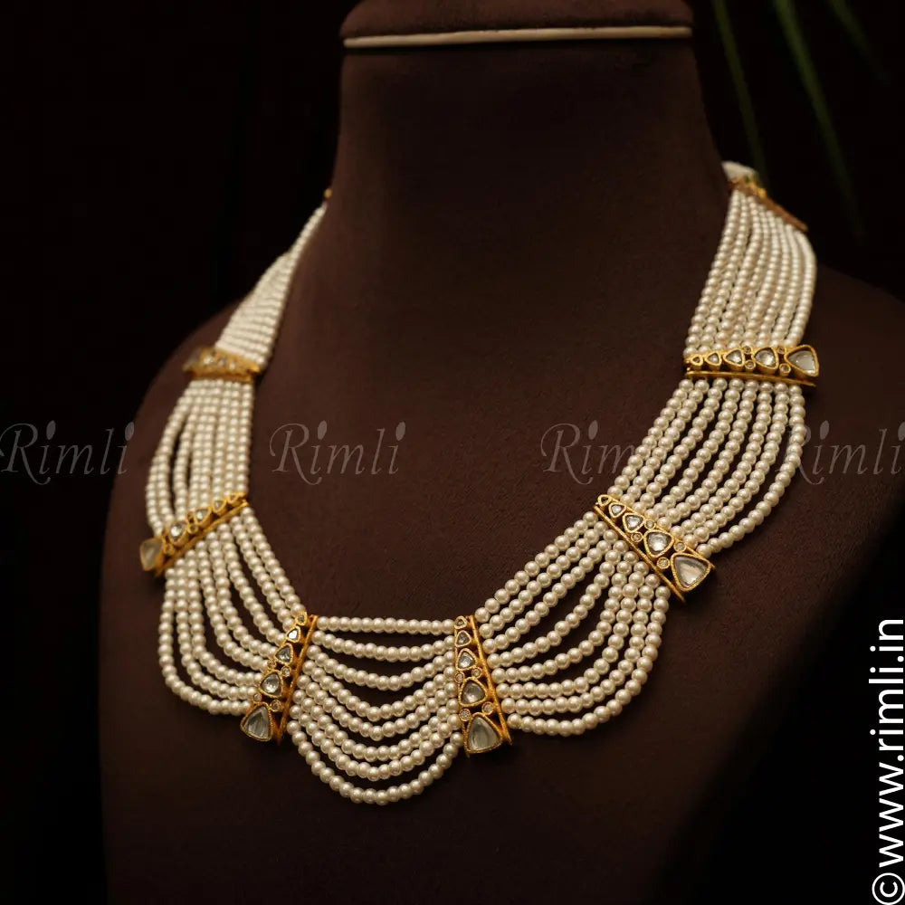 HARITI POLKI PEARL NECKLACE